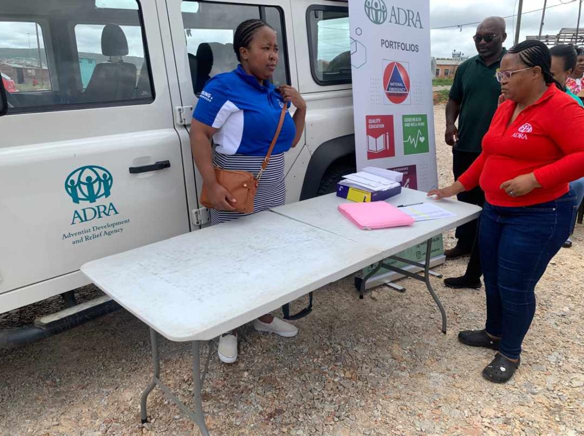 ADRA South Africa emergency field response
